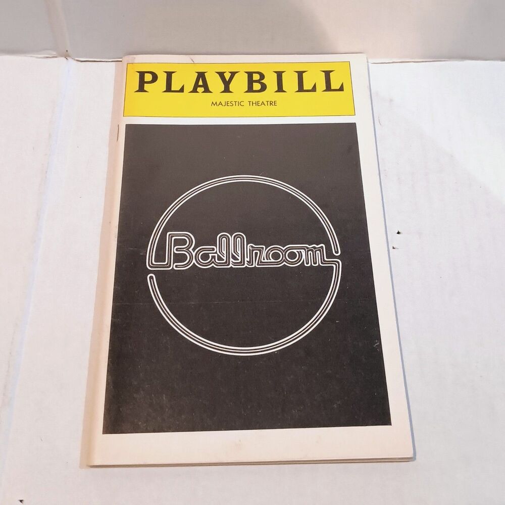 Ballroom Majestic Theatre Playbill-December 1978-Broadway-Vincent Gardenia-Read